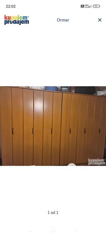 Na prodaji dva harmonika ormara,ocuvana. Dimenzije su 150x220x50cm na lalafo.rs Na prodaji dva harmonika ormara,ocuvana. Dimenzije su 150x220x50cm