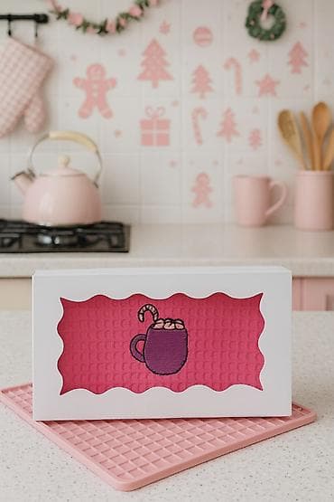 Waffle krpa XL Roze u poklon kutiji NOVO Kuhinjska krpa u poklon at lalafo.rs — 1 Waffle krpa XL Roze u poklon kutiji NOVO Kuhinjska krpa u poklon — 1