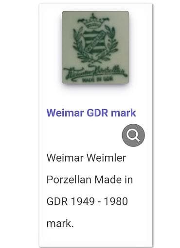 Bokal Nemacki Weimar Katherina 1949 do 1980te. Bokal je na lalafo.rs — 5 Bokal Nemacki Weimar Katherina 1949 do 1980te. Bokal je — 5