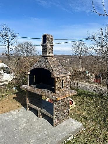 Vrtni roštilj/ognjište sa dimnjakom – masivna spoljašnja jedinica od na lalafo.rs — 2 Vrtni roštilj/ognjište sa dimnjakom – masivna spoljašnja jedinica od — 2