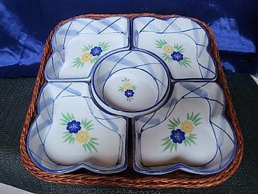 Tanjir porcelanski vintaz,petodelni za serviranje,posluzenje. Tanjir na lalafo.rs Tanjir porcelanski vintaz,petodelni za serviranje,posluzenje. Tanjir