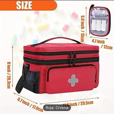 Sport bags & backpacks: Nova torba za lekove/prvu pomoc, sa pregradama. Pregrade nisu at lalafo.rs — 7 Sport bags & backpacks: Nova torba za lekove/prvu pomoc, sa pregradama. Pregrade nisu — 7