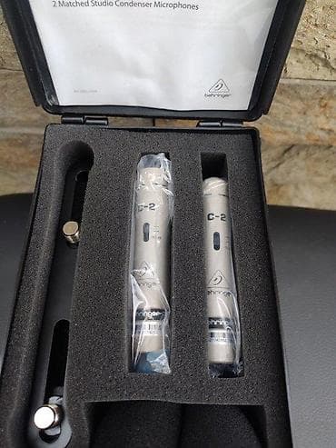 BEHRINGER C-2 STEREO SET KONDENZATORSKI MIKROFONI C2 | Slanje po na lalafo.rs BEHRINGER C-2 STEREO SET KONDENZATORSKI MIKROFONI C2 | Slanje po