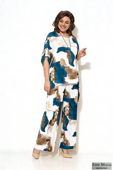 Komplet ženske odeće – bluza i pantalone širokog kroja, Emi Moda (Made na lalafo.rs Komplet ženske odeće – bluza i pantalone širokog kroja, Emi Moda (Made