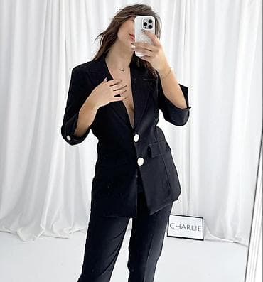 💫Elegantno žensko odelo – sako i pantalone u bež/stone nijansi. 3500 na lalafo.rs — 5 💫Elegantno žensko odelo – sako i pantalone u bež/stone nijansi. 3500 — 5