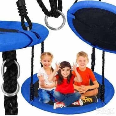 Okrugla viseća ljuljaška “gnijezdo” za decu - Široko, kružno sedište na lalafo.rs Okrugla viseća ljuljaška “gnijezdo” za decu - Široko, kružno sedište