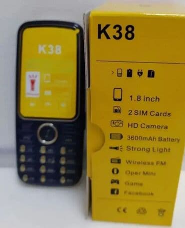 Ostali mobilni telefoni: Mobilni telefon model K38 📱✨ Predstavljamo vam K38 mobilni telefon na lalafo.rs Ostali mobilni telefoni: Mobilni telefon model K38 📱✨ Predstavljamo vam K38 mobilni telefon