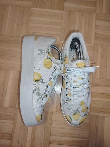 Ženske patike sa platformom i printom limuna UG 25cm - Boja: bela na lalafo.rs — 2 Ženske patike sa platformom i printom limuna UG 25cm - Boja: bela — 2