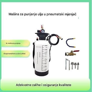 Transport: Pneumatska mašina za punjenje ulja u menjače – 8L - Kapacitet at lalafo.rs — 1 Transport: Pneumatska mašina za punjenje ulja u menjače – 8L - Kapacitet — 1
