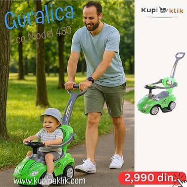 Guralica Eco Model 450 - Dečija guralica u obliku autića, pogodna za na lalafo.rs — 1 Guralica Eco Model 450 - Dečija guralica u obliku autića, pogodna za — 1