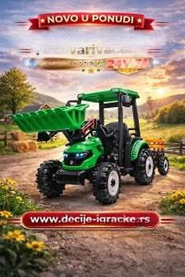 eko koza sa: Dečiji električni traktor sa prikolicom i utovarivačem – Premium at lalafo.rs — 10 eko koza sa: Dečiji električni traktor sa prikolicom i utovarivačem – Premium — 10