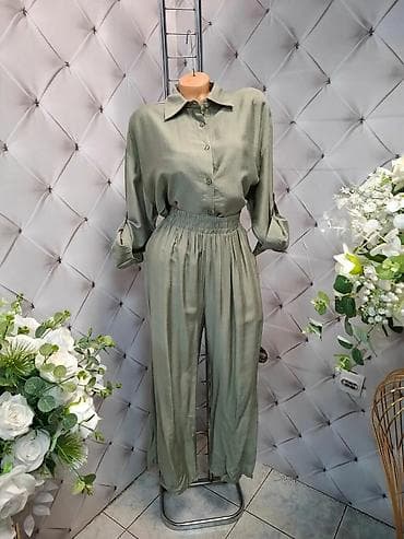 pantalone butiku ali: Damski komplet – košulja i široke pantalone - Model: dvodelni komplet na lalafo.rs — 1 pantalone butiku ali: Damski komplet – košulja i široke pantalone - Model: dvodelni komplet — 1