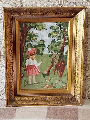 Ručno rađene vilerove goblene u ukrasnim ramovima – kolekcija od 11 na lalafo.rs — 10 Ručno rađene vilerove goblene u ukrasnim ramovima – kolekcija od 11 — 10