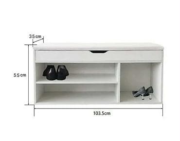 Klupa/ormarić za hodnik sa prostorom za obuću - Dimenzije: širina na lalafo.rs — 3 Klupa/ormarić za hodnik sa prostorom za obuću - Dimenzije: širina — 3