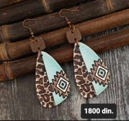 Minđuše na šraf, Handmade, Materijal: Koža na lalafo.rs Minđuše na šraf, Handmade, Materijal: Koža