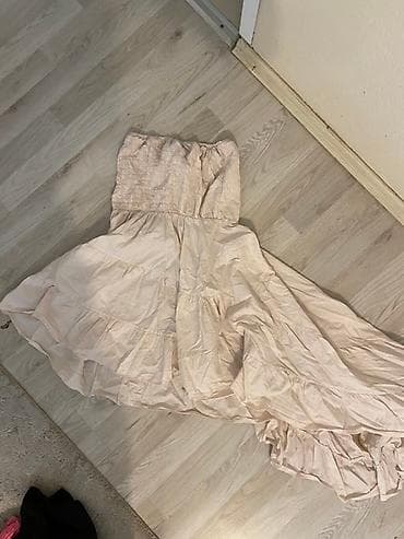 OBE HALJINE ZA 1000 dinara Letnja strapless haljina sa volanima - na lalafo.rs — 4 OBE HALJINE ZA 1000 dinara Letnja strapless haljina sa volanima - — 4
