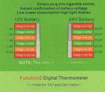 Digitalni termometar i voltmetar za auto (za upaljač) - Uređaj 2 u 1 at lalafo.rs — 6 Digitalni termometar i voltmetar za auto (za upaljač) - Uređaj 2 u 1 — 6