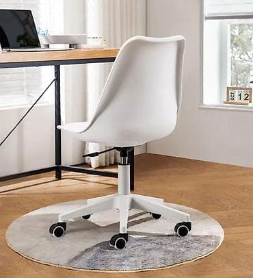 Office Furniture: Radna stolica na točkićima – bela - Moderan minimalistički dizajn sa at lalafo.rs — 1 Office Furniture: Radna stolica na točkićima – bela - Moderan minimalistički dizajn sa — 1