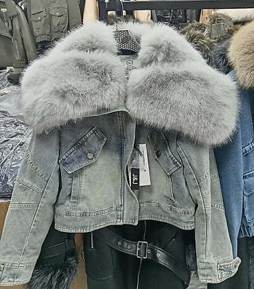 Ženska kratka teksas jakna sa krznom. Cena 6000 dinara Ovaj model na lalafo.rs — 5 Ženska kratka teksas jakna sa krznom. Cena 6000 dinara Ovaj model — 5