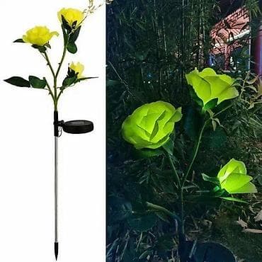 Led solarna ukrasna lampa RUŽA. Kontakt telefon ЛЕД соларна светиљка na lalafo.rs — 2 Led solarna ukrasna lampa RUŽA. Kontakt telefon ЛЕД соларна светиљка — 2