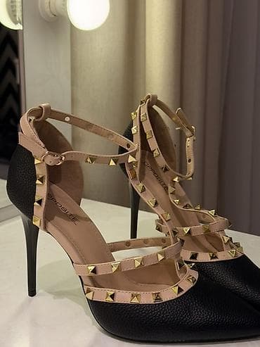 Ženske salonke na štiklu sa nitnama - Model: špic salonke sa at lalafo.rs — 1 Ženske salonke na štiklu sa nitnama - Model: špic salonke sa — 1