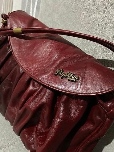 Papillon Paris torba preko ramena – bordo crvena - Materijal: meka at lalafo.rs — 1 Papillon Paris torba preko ramena – bordo crvena - Materijal: meka — 1