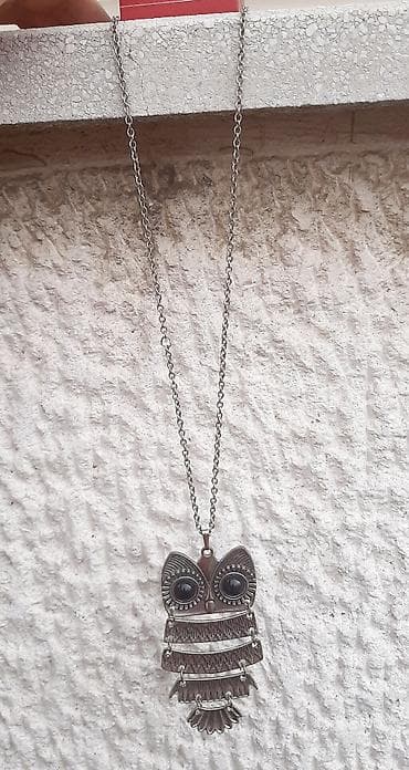 Necklaces: Rustični lančić sa priveskom sove Lep privezak u obliku sove, simbola at lalafo.rs — 7 Necklaces: Rustični lančić sa priveskom sove Lep privezak u obliku sove, simbola — 7