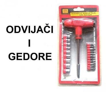 Set odvijača i gedora – T-ručka - T-ručka (T-hand) odvijač sa dugom at lalafo.rs — 1 Set odvijača i gedora – T-ručka - T-ručka (T-hand) odvijač sa dugom — 1