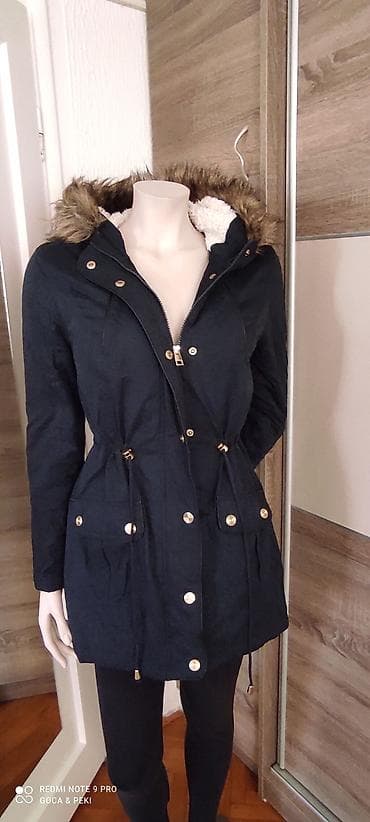 Atmosphere strukirana jakna S/M sa kapuljačom, duplo kopčanje na lalafo.rs — 4 Atmosphere strukirana jakna S/M sa kapuljačom, duplo kopčanje — 4