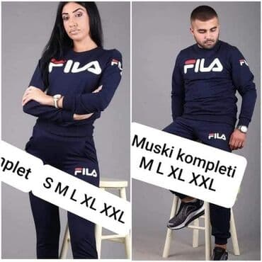 Gornji i donji deo: Fila, 2XL, Jednobojni, bоја - Crvena na lalafo.rs Gornji i donji deo: Fila, 2XL, Jednobojni, bоја - Crvena