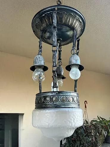 Antique Lamps: Stari secesijski luster br. 2 Stari luster - Secesija U dobrom stanju at lalafo.rs — 7 Antique Lamps: Stari secesijski luster br. 2 Stari luster - Secesija U dobrom stanju — 7