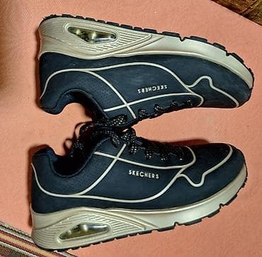 Skechers patike – crno‑zlatne - Model sa vazdušnim uloškom u peti na lalafo.rs — 2 Skechers patike – crno‑zlatne - Model sa vazdušnim uloškom u peti — 2