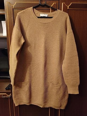 Dugački pleteni džemper/haljina JuliaJune u boji kamila (camel). - na lalafo.rs Dugački pleteni džemper/haljina JuliaJune u boji kamila (camel). -