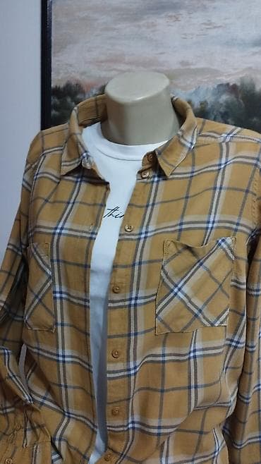 Karirana Divided košulja u oker boji. Topla i meka. Pogledajte i na lalafo.rs — 3 Karirana Divided košulja u oker boji. Topla i meka. Pogledajte i — 3