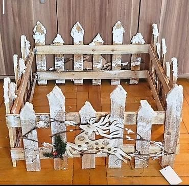 Drvena dekorativna ogradica – novogodišnji motiv - Materijal na lalafo.rs — 3 Drvena dekorativna ogradica – novogodišnji motiv - Materijal — 3