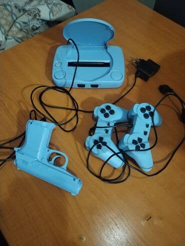 Retro kućna konzola za igre (plava) - Konzola sa slotom za kartridže na lalafo.rs Retro kućna konzola za igre (plava) - Konzola sa slotom za kartridže