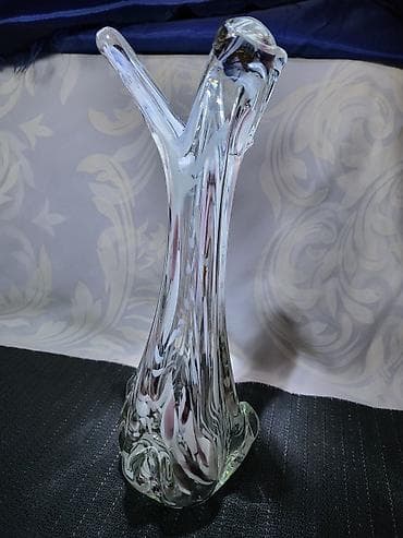 Vases and pots: Vaza 2 rucni rad,murano Dragan Drobnjak iz 70ih.god. Vaza pun at lalafo.rs — 4 Vases and pots: Vaza 2 rucni rad,murano Dragan Drobnjak iz 70ih.god. Vaza pun — 4