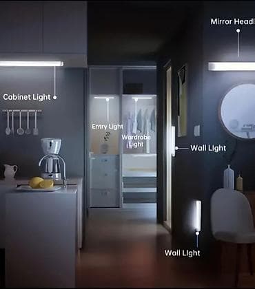 LED bežična svetlosna traka sa senzorom pokreta - Višenamenska na lalafo.rs — 4 LED bežična svetlosna traka sa senzorom pokreta - Višenamenska — 4
