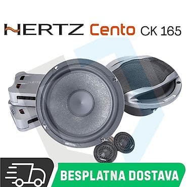 Transport: Auto zvučnici HERTZ CENTO CK 165. Tehnički podaci: Snaga (Peak) 285 W at lalafo.rs — 2 Transport: Auto zvučnici HERTZ CENTO CK 165. Tehnički podaci: Snaga (Peak) 285 W — 2