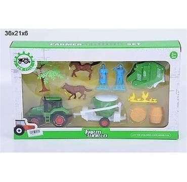 Set igračaka “Farm World” – farma sa traktorom - Komplet za maštovitu na lalafo.rs Set igračaka “Farm World” – farma sa traktorom - Komplet za maštovitu
