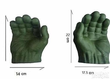 Hulk dečije gumene rukavice Pretvorite igru u pravu superhero na lalafo.rs — 2 Hulk dečije gumene rukavice Pretvorite igru u pravu superhero — 2