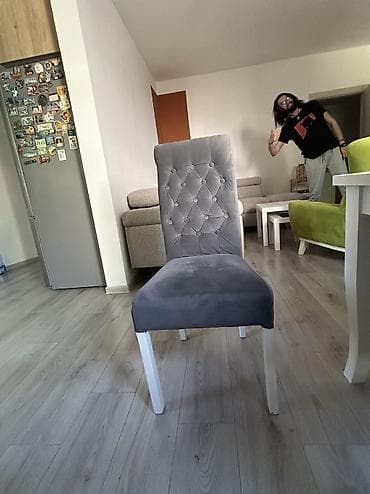Furniture: Prodajem moderan trpezarijski set koji čine sto i 6 stolica. Sto je at lalafo.rs — 7 Furniture: Prodajem moderan trpezarijski set koji čine sto i 6 stolica. Sto je — 7