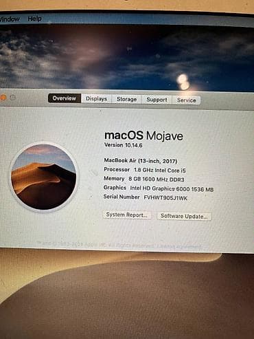 Apple MacBook Air 13" (2017) – srebrni - Ekran: 13 inča - Procesor na lalafo.rs — 4 Apple MacBook Air 13" (2017) – srebrni - Ekran: 13 inča - Procesor — 4