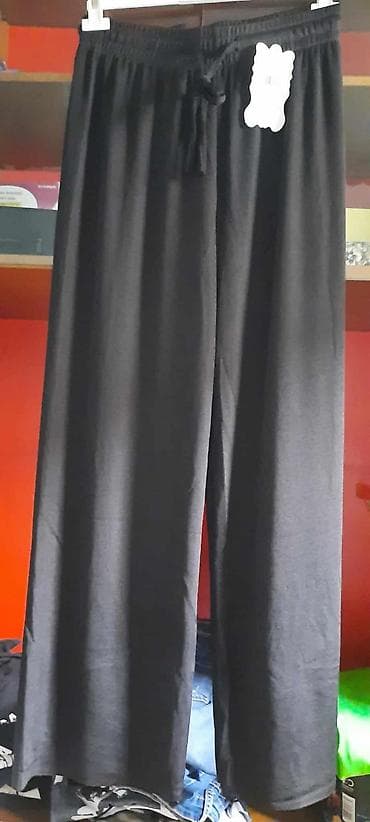 Ženske ravne pantalone sa širokom nogavicom - Model: ležerne, ravne at lalafo.rs — 1 Ženske ravne pantalone sa širokom nogavicom - Model: ležerne, ravne — 1