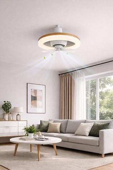 Plafonska lampa sa VENTILATOROM 💡 LED plafonska lampa sa na lalafo.rs Plafonska lampa sa VENTILATOROM 💡 LED plafonska lampa sa