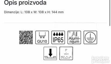 Garden Lighting: Šifra:900161 Brend: MITEA Lighting Barkod: Osnovno pakovanje:1.00 kom at lalafo.rs — 7 Garden Lighting: Šifra:900161 Brend: MITEA Lighting Barkod: Osnovno pakovanje:1.00 kom — 7