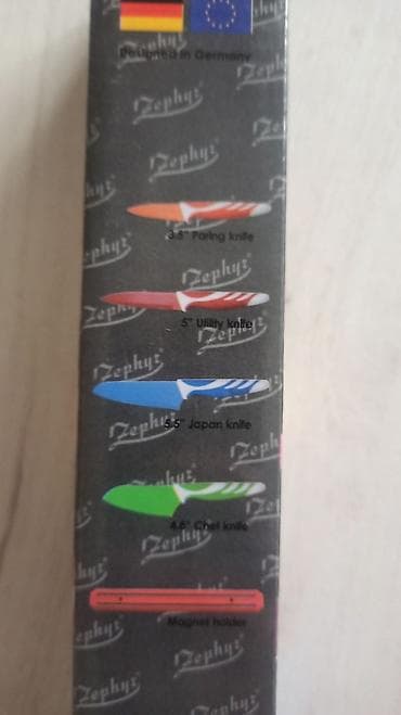 Set kuhinjskih noževa sa zidnim magnetnim držačem (Zephyr) Kvalitetan at lalafo.rs — 6 Set kuhinjskih noževa sa zidnim magnetnim držačem (Zephyr) Kvalitetan — 6