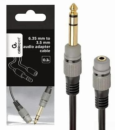 CABLEXPERT audio adapter kabl 6.35 mm na 3.5 mm - Namena: povezivanje na lalafo.rs CABLEXPERT audio adapter kabl 6.35 mm na 3.5 mm - Namena: povezivanje