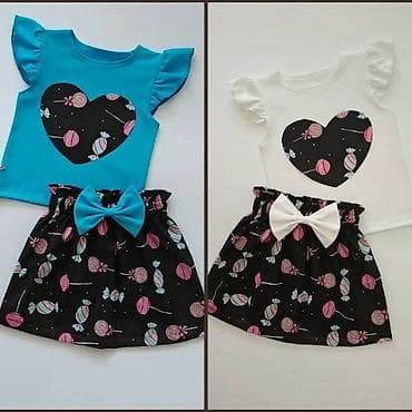 Kids' costumes: 👗 Cena kompleta (majica + suknja): 2500 din 📏 Veličine: 1, 2, 4, 6, 8 at lalafo.rs — 2 Kids' costumes: 👗 Cena kompleta (majica + suknja): 2500 din 📏 Veličine: 1, 2, 4, 6, 8 — 2