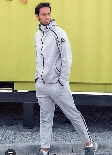 Komplet, 2XL, XL, Adidas, bоја - Siva, Pamuk na lalafo.rs Komplet, 2XL, XL, Adidas, bоја - Siva, Pamuk